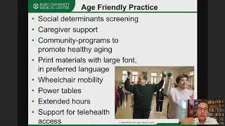 Education for older adults and healthcare practitioners