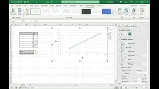 How to add an equation in an Excel chart