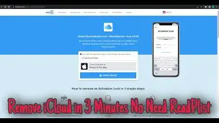 How to Remove iCloud Activation Lock No Need ReadPlist File, Fast Service 3 Minutes