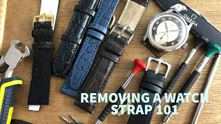 How to Remove Watch Strap without damaging the case lugs 101