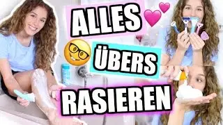 RICHTIG RASIEREN! DIYs, Methoden & Tipps für ANFÄNGER ♡ BarbaraSofie