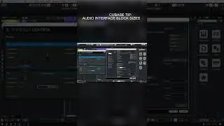 #cubase Tip: Block sizes for recording and mixing #shorts