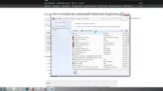 How do I  uninstall Internet Explorer