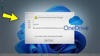 Fix Onedrive startup java script error in windows 11 / 10 | How To Solve onedrive SCRIPT ERROR ✔️