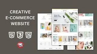 How to Build Creative eCommerce Website Using HTML CSS JavaScript