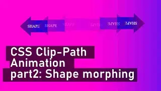 CSS3 clip-path polygon() shape animation morphing  effects | Quick CSS tips