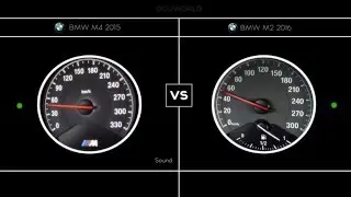 BMW M2 2016 VS BMW M4 2015 / 0-210 KMH