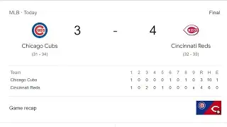 CINCINNATI REDS FAN REACTS TO THE REDS BEATING THE CUBS 4-3!!!
