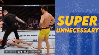 Super UNnecessary Moments in UFC (Fighters Showing Restraint)