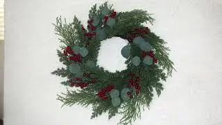 #Ideas para DECORAR EN NAVIDAD: CORONAS, GUIRNALDAS, PORTA VELA METÁLICO DE ÁRBOL.  liclonny