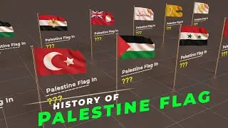 Evolution of Palestine Flag | History of Palestine Flag | Flags of the world |