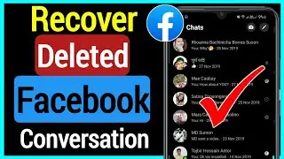 How to Recover Deleted Messages on Messenger 2023 | How to get back your deleted message in Facebook