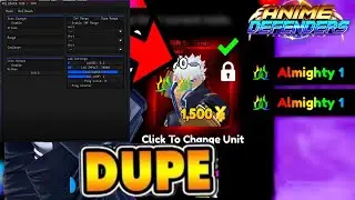 Anime Defenders Script GUI / HACK & SCRIPT | ROLLBACK & DUPE SCRIPT INF GEMS & AUTOFARM MACRO BYPASS