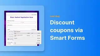 Discount Coupons via Smart Forms| 123FormBuilder