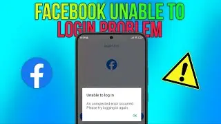 Facebook Unable to Login Problem 2024! || Tech Wash