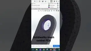 Solidworks simulation mesh control 