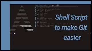 Linux shell script to improve git repo maintenance