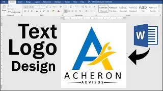 How to make Text Logo in Microsoft Office Word || Logo in Word