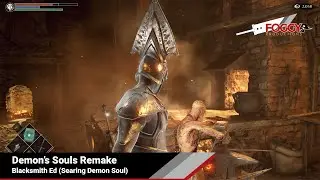 Demon's Souls Remake - Finding Blacksmith Ed (Searing Demon Soul & Road to Possibilities Trophy)