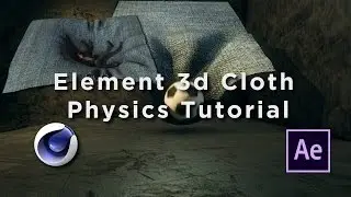 Element 3D Cloth Physics Tutorial