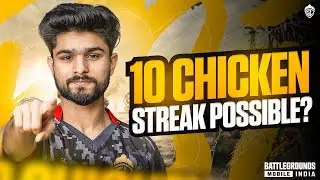 SERIOUS CHICKEN STREAK CHALLENGE | BGMI LIVE - GODL LoLzZz