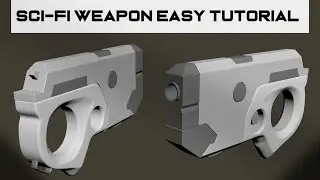 Modeling Tutorial: Sci-fi Weapon in 3ds Max! 