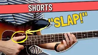 HOW TO SLAP The Bass Guitar in 57 seconds (Easy) 