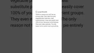 Tumblr Post About Pies