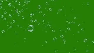 No Copyright Soap Bubbles Green Screen Background HD 1080p