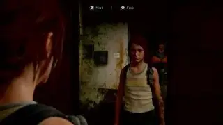 Young Ellie makes funny faces in the mirror - The Last of Us™ Part II