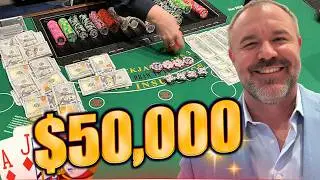 Putting $50,000 On The Line At The Blackjack Table