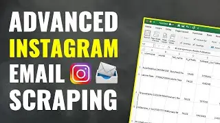 Advanced Instagram Email Scraping - Perfect for Cold Emailing!