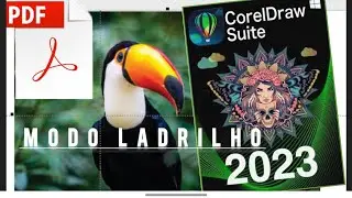 Passo a Passo Como Salvar Ladrilhos em PDF usando o Corel Draw 2023.