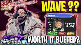 BUFFED! 6 Star Sukuna Is WORTH The BUFFED?! (Wave ??) | All Star Tower Defense Roblox