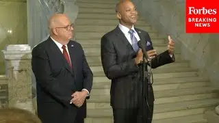 Peaceful Transfer: Maryland Gov.-Elect Wes Moore Meets With Incumbent Gov. Larry Hogan