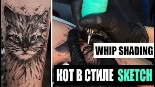 Тату в стиле СКЕТЧ. Випшейдинг/Sketch Tattoo, Whip Shading