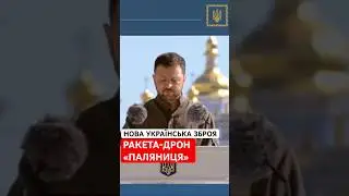 Україна сьогодні вперше застосувала абсолютно нову зброю — українську ракету-дрон «Паляниця»