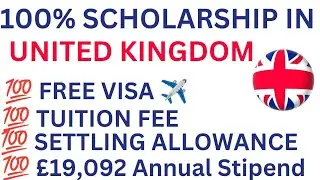 STUDY FOR FREE IN UK IN 2025 | NO IELTS/TOEFL REQUIRED | NO APPLICATION FEE | FREE HEALTH CARE