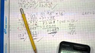Multiply and divide deg-min-sec; convert d-m-s to decimal degrees