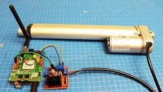 Управляем двигателем отправляя СМС (Arduino + SIM900+Линейный актуатор)