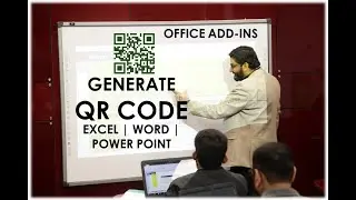 Easy way to Generate QR CODE in Excel | Word | Power Point (Excel-Addins)