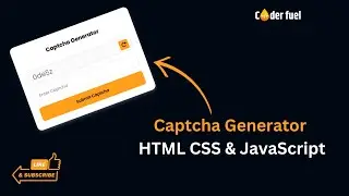 How To Make Captcha Generator Using HTML CSS & JavaScript