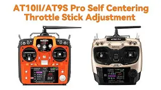 AT10II/AT9S Pro Self Centering Throttle Stick Adjustment