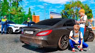 ОПЕРСКАЯ ЕЗДА В GTA 5 - ДПС ЗАБРАЛИ НА ШТРАФСТОЯНКУ MERCEDES CLS 63S AMG! ПОГОНЯ ЗА БАНАНОМ! 🌊ВОТЕР