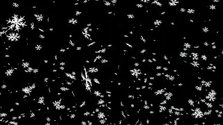 New Style Snowflakes Motion Background