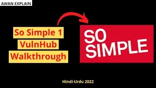 So SImple 1 VulnHub Walkthrough in Hindi/Urdu [2022] - Boot2Root