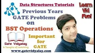 Previous Years GATE Problems on Binary Search Tree Operations | Important