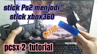 tutorial merubah stick ps2 jadi stick xbox  seting di pcsx2 game black play station 2