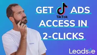 New: Get Access to TikTok Ads in 2-clicks - How to set it up & how it works for clients