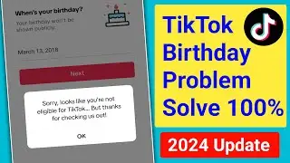 How to Fix Sorry looks like you're not eligible for TikTok But thanks for checking us out Error 2024